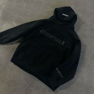 Fear of God Essentials Black Sweatshirt